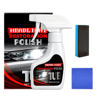 Restaurador Profesional de Faros para Auto con Esponja 180ml