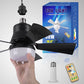 ❄️2-in-1 Portable Ceiling Fan & Light With Remote Control