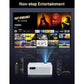 Proyector con WiFi 5G y Bluetooth, resolución nativa Full HD 1080P, función de duplicación de pantalla inalámbrica, compatible con TV Stick, HDMI, reproductor de DVD y conexión AV para cine en casa