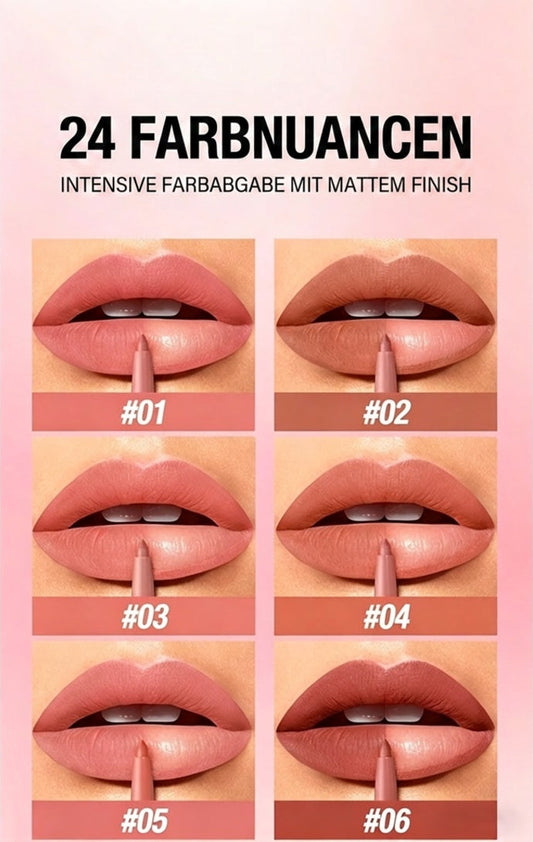 Wasserdichter, matter Lipliner-Stift