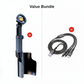 Soporte de Teléfono para Portavasos de Auto – 360° Ajustable, Imán N52 Potente, Uso con Una Mano, Compatible con Todos los Teléfonos, Modelos Magnético y de Abrazadera para Conducir Seguro