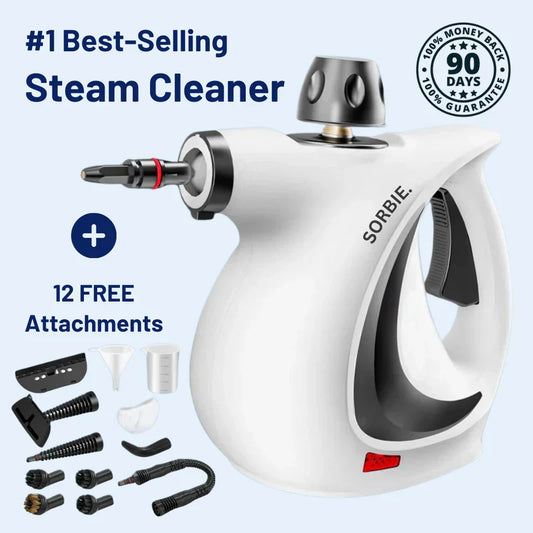 ⏳LETZTER TAG IM ANGEBOT: 64% RABATT!!🔥Druckdampfreiniger für verschiedene Oberflächen mit 12 Zubehörteilen