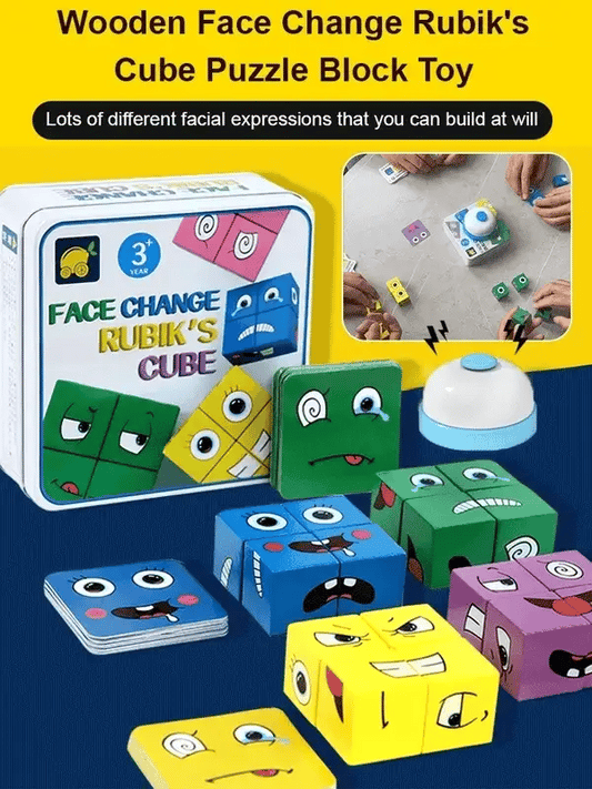 💖 Juego Familiar 5D "Caras que Cambian" | ¡Diversión Mágica para Todas las Edades! 🎭