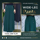 🔥 Exclusive 2026 Luxury Sale ✨ Pantalones de Pierna Ancha Plisados para Mujer – Frescos, Elegantes y Favorecedores