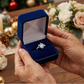 ✨ 1+1 gratis 🔥 Anillo geométrico ovalado decorado con circonita 💍