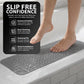 Alfombrilla de baño ZENO 100 x 40 cm | Antideslizante y antimohos | 200 ventosas con orificios de drenaje | Goma grande | Lavable a máquina y durader