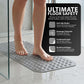 Alfombrilla de baño ZENO 100 x 40 cm | Antideslizante y antimohos | 200 ventosas con orificios de drenaje | Goma grande | Lavable a máquina y durader