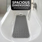 Alfombrilla de baño ZENO 100 x 40 cm | Antideslizante y antimohos | 200 ventosas con orificios de drenaje | Goma grande | Lavable a máquina y durader