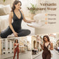 💞¡+50K vendidos!🌸Jumpsuit de cuello en V con súper elasticidad – Comodidad todo el día para fitness y más. Transpirable, flexible y con estilo sin esfuerzo. Tu aliado para el movimiento. 🧘‍♀️💫