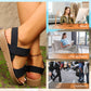 👡 ¡50% DE DESCUENTO AHORA! 🔥 Sandalias casuales antideslizantes para mujer con correas elásticas anchas – cómodas, de agarre seguro y perfectas para paseos de verano ☀️
