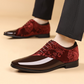 💥 HALBPREIS AKTION ⏰ Elegante Herren Dress Shoes 👞 Kontrast-Design, hochglänzend & hochwertig verarbeitet ✨ ideal für besondere Anlässe