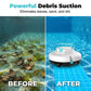 Poolroboter Akku, Akkulaufzeit 130 Minuten, maximale Neigung 18 °, Selbstparken, kabelloser automatischer Poolreiniger, Poolreinigungsroboter, geeignet für flache Pools bis 100 m ²