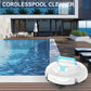 Poolroboter Akku, Akkulaufzeit 130 Minuten, maximale Neigung 18 °, Selbstparken, kabelloser automatischer Poolreiniger, Poolreinigungsroboter, geeignet für flache Pools bis 100 m ²