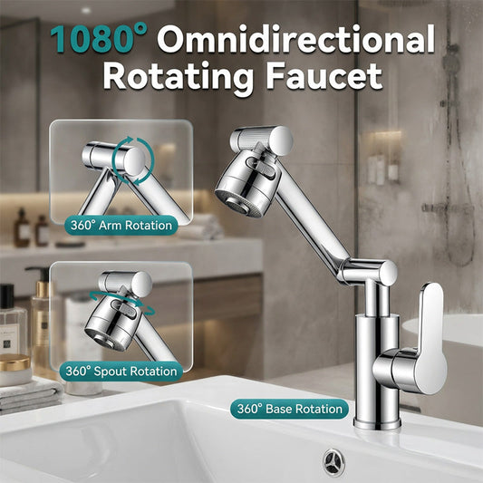 ⏳🔥 NUR FÜR BEGRENZTE ZEIT: 50 % RABATT! 🚰 Mechanischer Armaturenkopf mit 360°-Drehung – flexibel, modern und benutzerfreundlich ✨