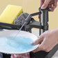 ❄️¡Oferta de verano: 50 % de descuento!🧽Dispensador de jabón empotrable para fregadero de cocina – Bomba de detergente giratoria 360° con rejilla para esponjas y manguera de 100 cm