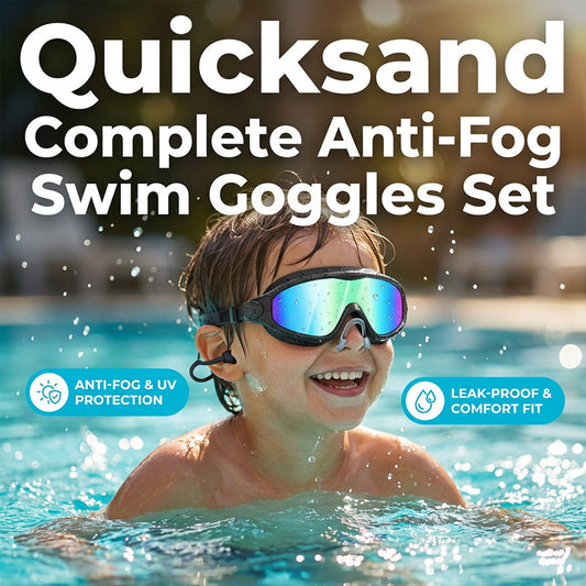 🏆 Last Day Special Price !  🏊 Anti-Fog Kids Swimming Goggles with Earplugs & Nose Clip