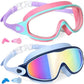 🏆 Last Day Special Price !  🏊 Anti-Fog Kids Swimming Goggles with Earplugs & Nose Clip