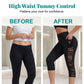 🧘‍♀️ Leggings de yoga para mujer con efecto push-up y paneles de malla – Cintura alta con control de abdomen | Elasticidad en 4 direcciones | Bolsillos laterales | Pantalones capri de entrenamiento a prueba de sentadillas 💨
