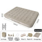 Colchón inflable portátil con bomba incorporada