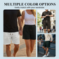 Shorts Casuales de Punto Waffle para Hombre con Cordón