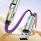 Cable de Carga Rápida Universal RGB 4 en 1 con Luces LED