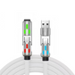 Cable de Carga Rápida Universal RGB 4 en 1 con Luces LED