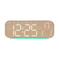 Reloj Despertador Digital con Pantalla LED, Fecha, Temperatura y Día de la Semana