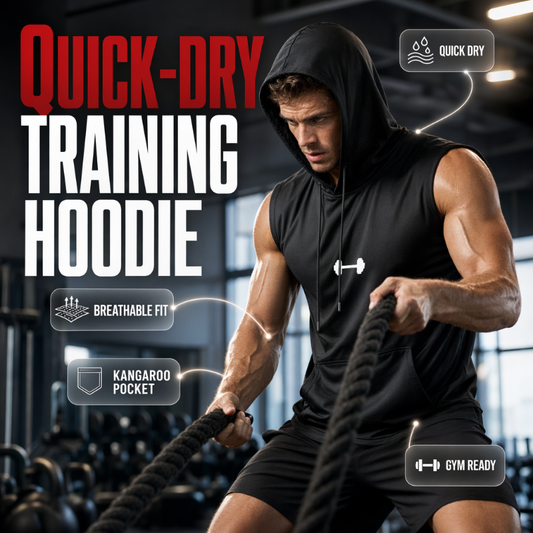¡🏃‍♂️✨ OFERTA POR TIEMPO LIMITADO: ¡50% DE DESCUENTO! 🔄 Sudadera con capucha sin mangas para gimnasio: máximo rango de movimiento y comodidad fresca: muévete sin límites.