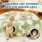 Cama túnel lavable para gatos de interior