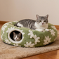 Cama túnel lavable para gatos de interior