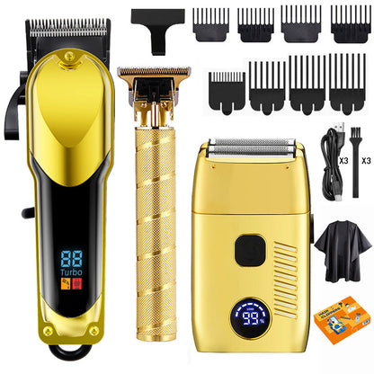 Set Profesional de Cortadora de Cabello Eléctrica para Hombres