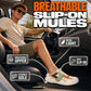 Mules transpirables sin cordones para hombre