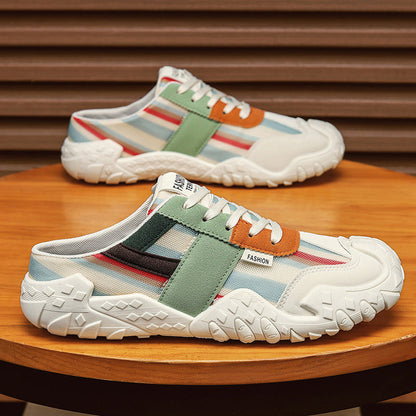 Mules transpirables sin cordones para hombre
