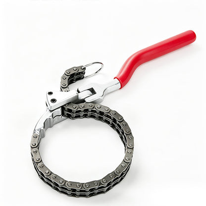 Llave de cadena de alta resistencia para filtro de aceite
