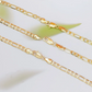 Pulsera de eslabones Figaro para hombre y mujer