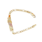 Pulsera de eslabones Figaro para hombre y mujer