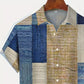 📢📢 ¡50% de descuento!! ⏰ Camisa de hombre con patrón de colores contrastantes