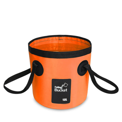 Cubo de pesca plegable portátil