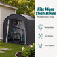 Tienda impermeable para guardar bicicletas