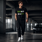Camiseta estampada de manga corta transpirable para hombre