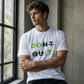 Camiseta estampada de manga corta transpirable para hombre