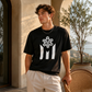 Camiseta estampada de manga corta transpirable para hombre