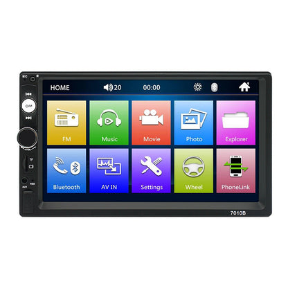 Autoestéreo 2DIN Pantalla Táctil 7" | Reproductor MP5 y Bluetooth